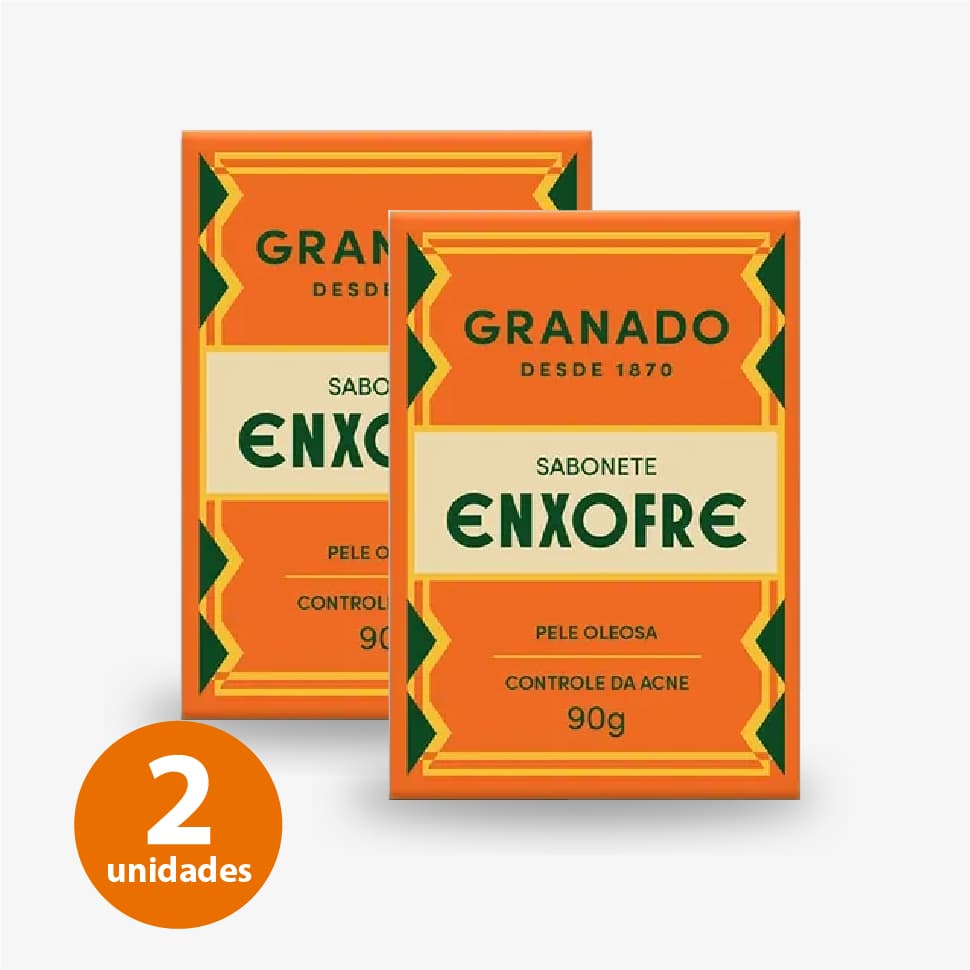 KIT 2 Sabonetes em Barra Granado Enxofre Antioleosidade - 90g