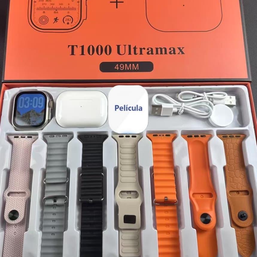 Relógio inteligente Smartwatch séries ultra 9 S100 com i13 Pulseiras feminino e masculino lançamento
