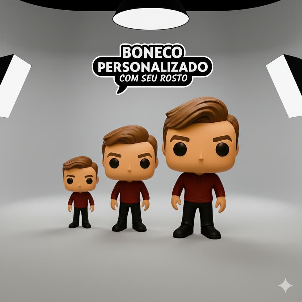 Boneco Colecionável Personalizado em 3D – Feito Sob Encomenda