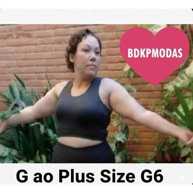 Top Cropped Nadador Curve Plus Size G,GG,G1,G2,G3 e G4 Lançamento!! G5,G6 Academia Grosso Fitness