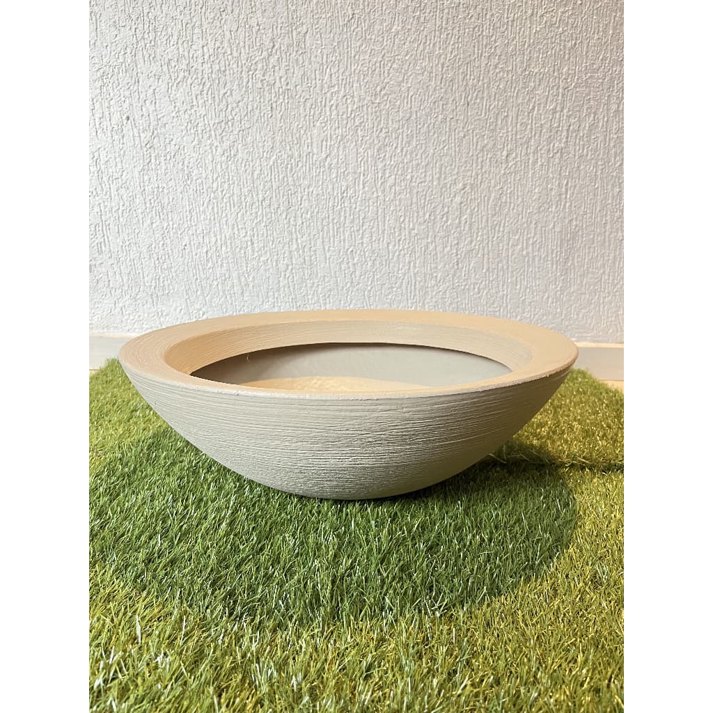 Vaso Decorativo Polietileno para Plantas Bacia Medidas 16x50x20cm