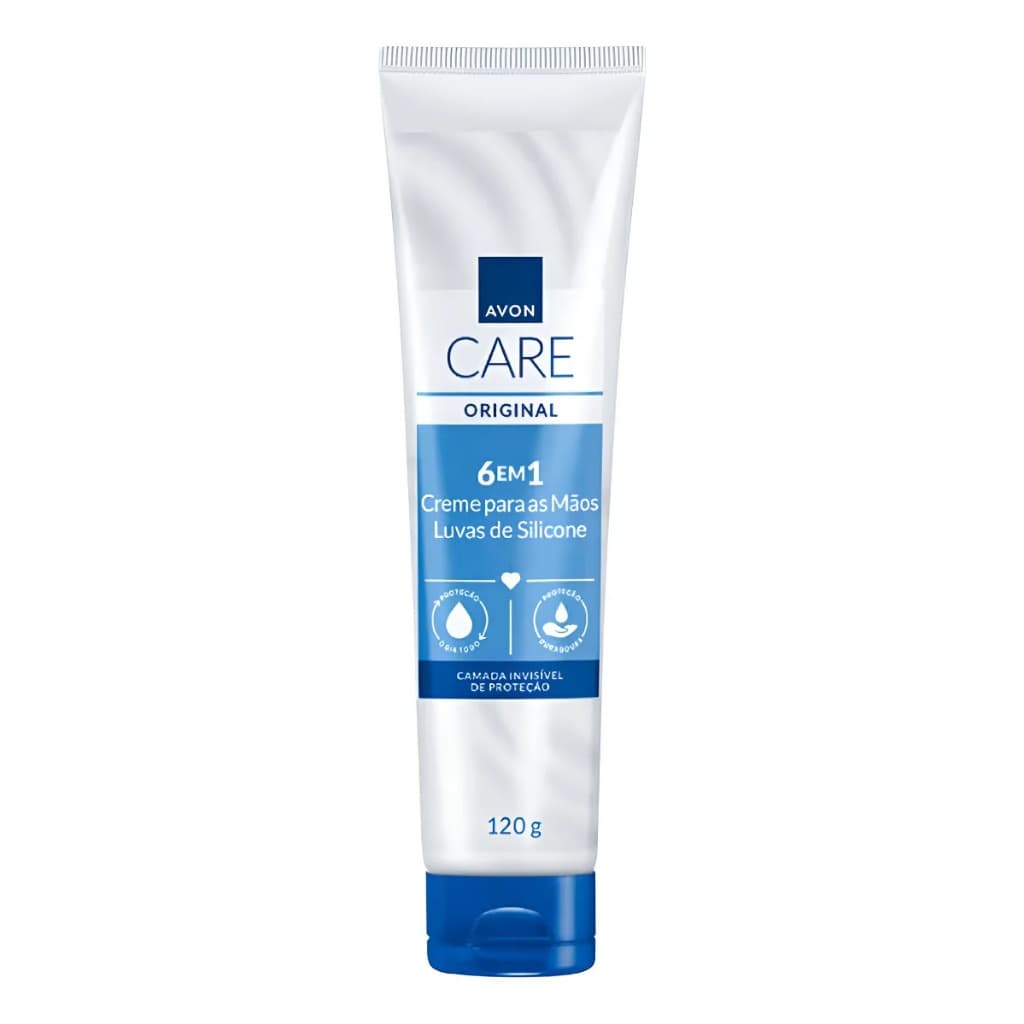 Creme para Mãos Avon Care Luvas de Silicone 6 em 1 120g Proteção e Hidratação