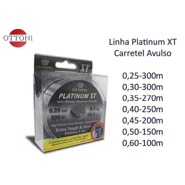 Linha Platinum XT Ottoni 300mt