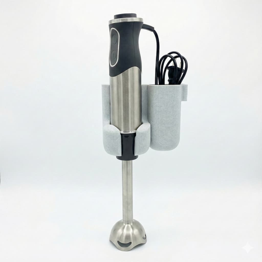 Suporte para Mixer Universal Minimalista c/ Dupla face - Organize sua cozinha