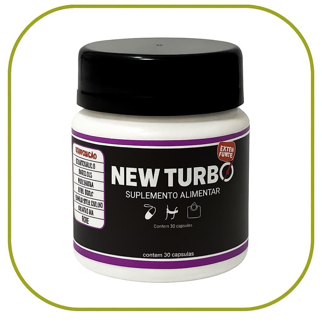 Novo New turbo extra forte 30 capsula ENVIO IMEDIATO