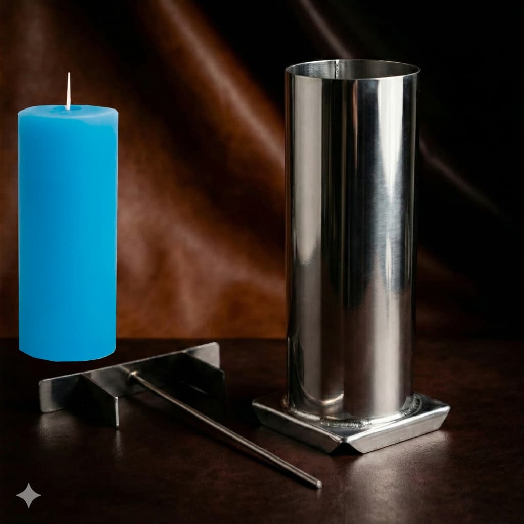 Forma de Vela 7 Dias  +  Guia suporte para pavio - Edição Especial + 10 pavios