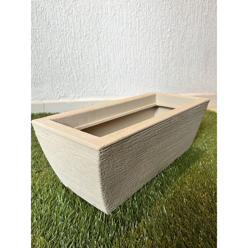 Vaso Decorativo Polietileno para Plantas Jardineira Medidas 15x18x41cm