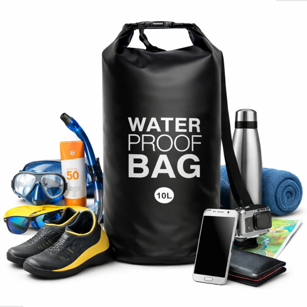 Bolsa Impermeável Bag Saco Estanque 5l / 10l / 20l Camping Mochila Pesca Agua Jetski Caiaque Natação