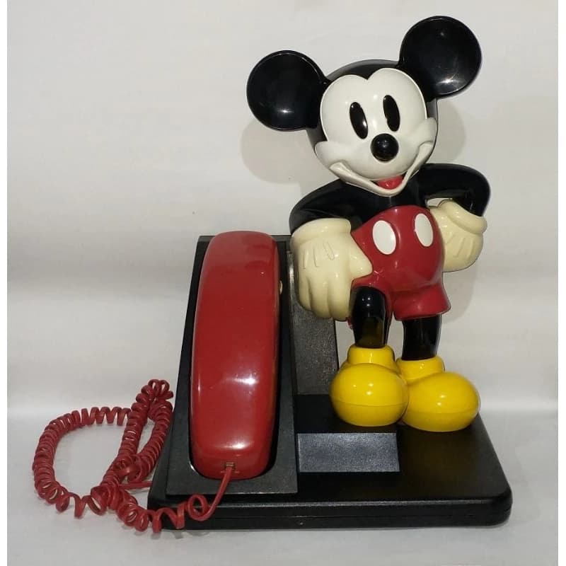 Telefone Antigo Mickey Mouse - Disney Vintage