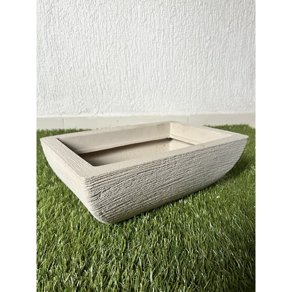 Vaso Decorativo Polietileno para Plantas Bonsai Jardineira Medidas 13x32x22cm