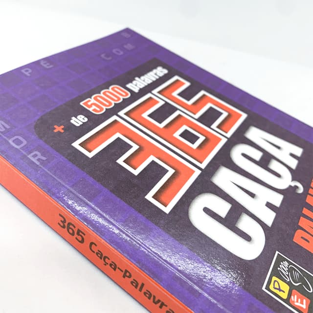 LIVRO 365 CAÇA PALAVRAS + 5000 PALAVRAS ROXO