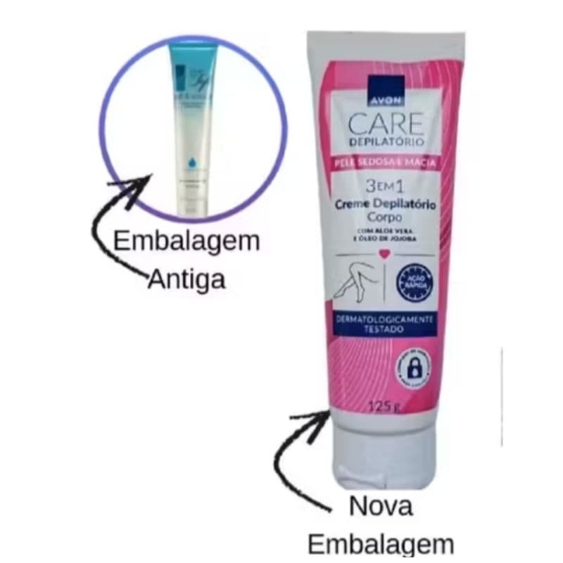 Creme Depilatório para o Corpo Avon 125gr