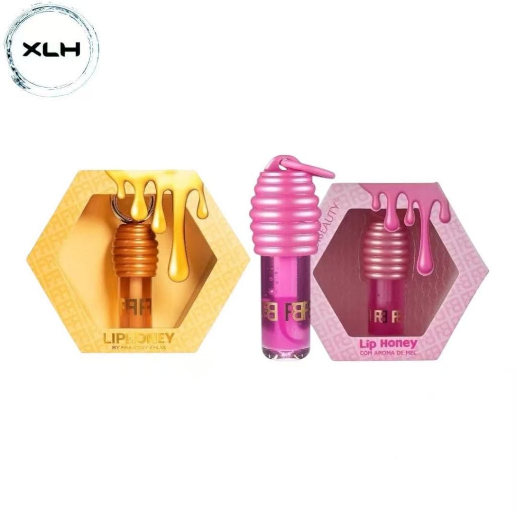 Gloss De Mel Lip Honey Hidratante Labial Com Alça Chaveiro Portátil 6g-LEGAL