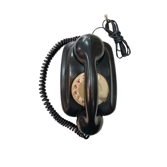 Antigo Telefone Preto Siemens
