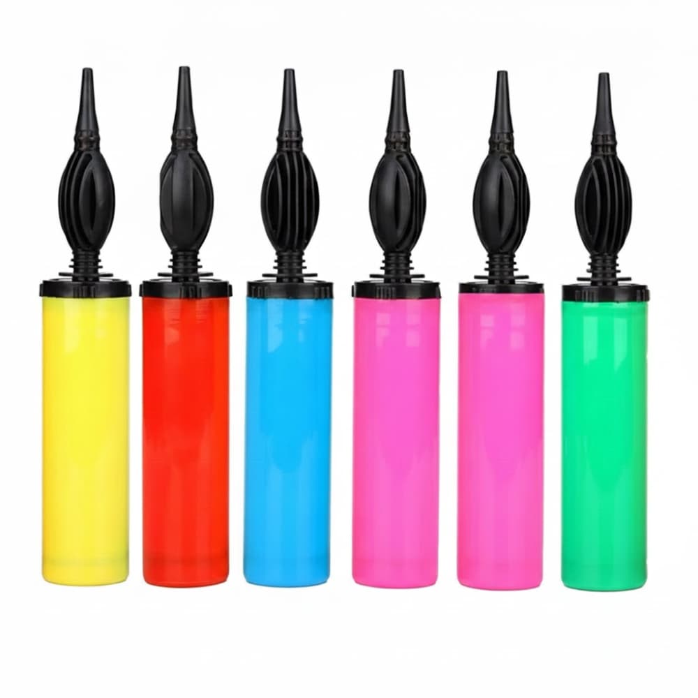 Bomba Inflador Manual Profissional Boias Bexiga Balões e Ação Dupla 2x Mais Rápido Resistente