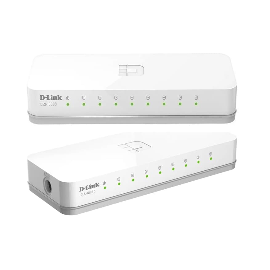 Switch D-Link DES-1008C Hub 100mbps - Usado