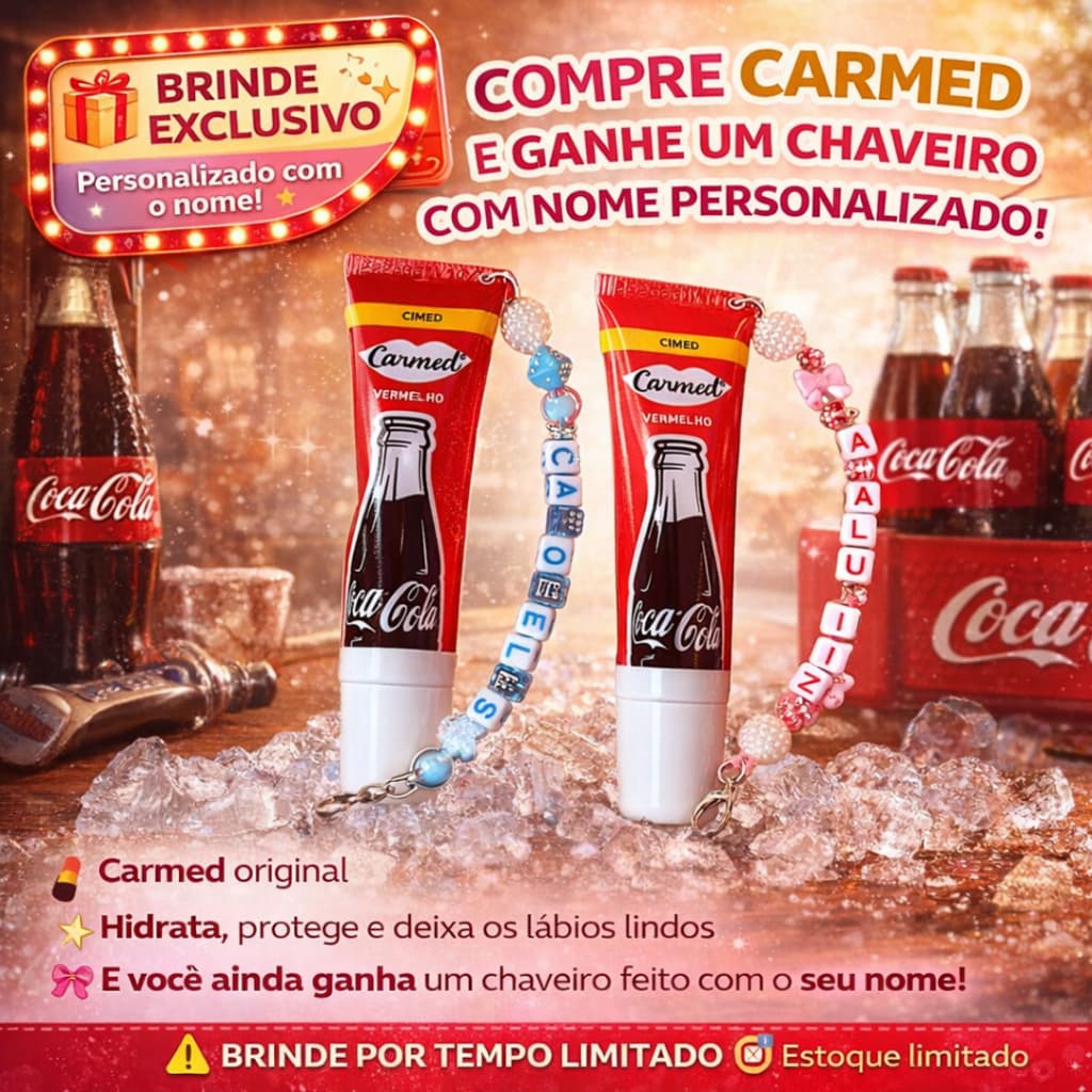 Hidratante Labial Carmed 10g - Cimed + Brinde exclusivo