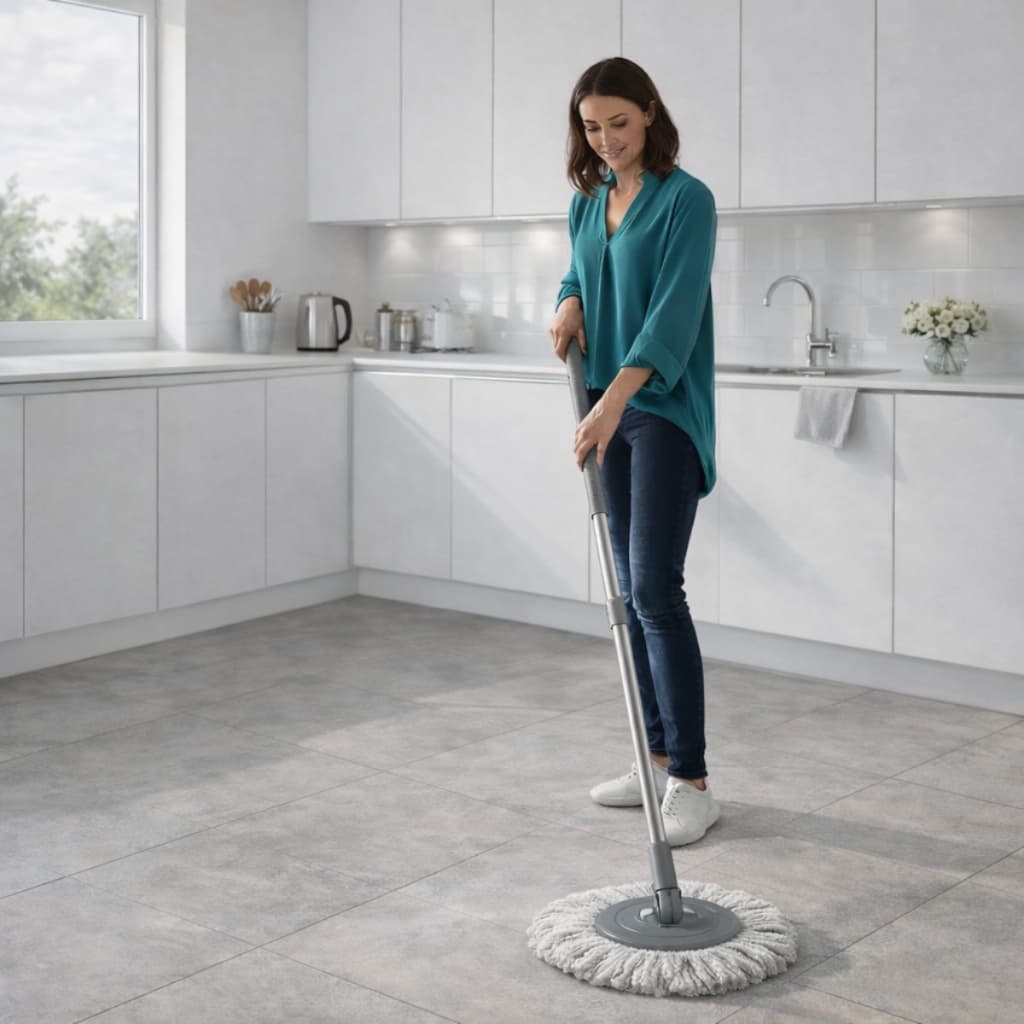 Cabo Mop Giratório limpeza Completo Substituição Fácil Compatível Uso Diário Faxina Rápida