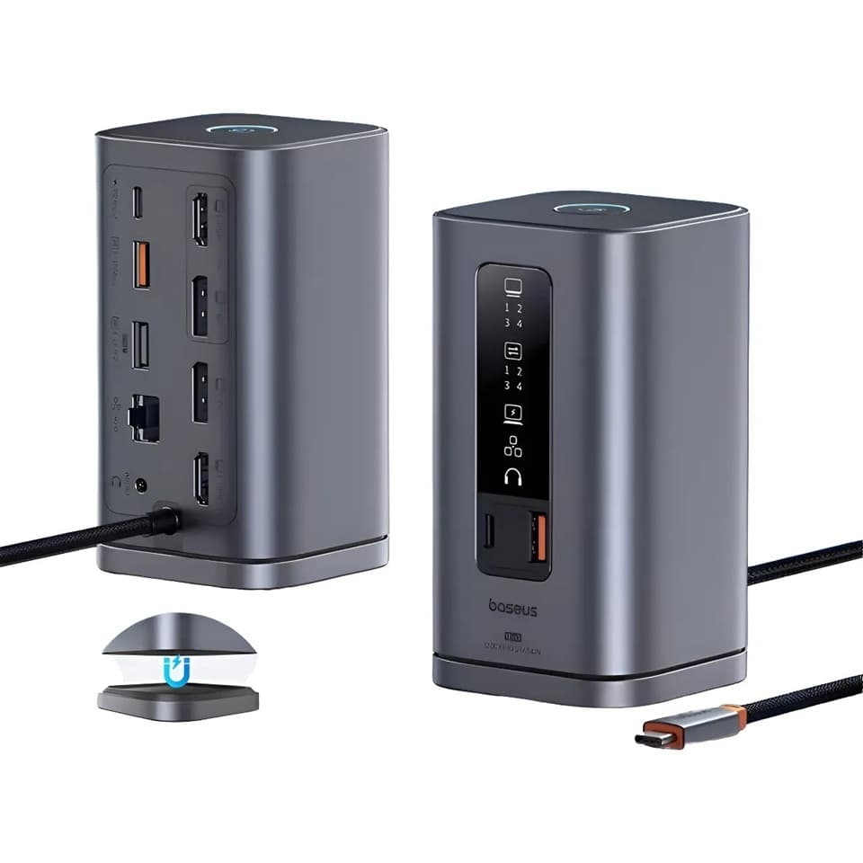 Docking Station 11 Em 1 Baseus Space Mate Para Windows