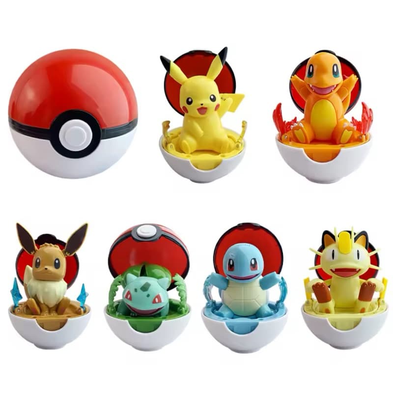 Pokebola com figura Pokémon