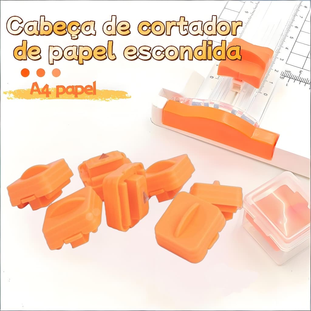 Cortador de papel substituição cabeça lâmina de reposição de segurança A4 mini cortador de papel