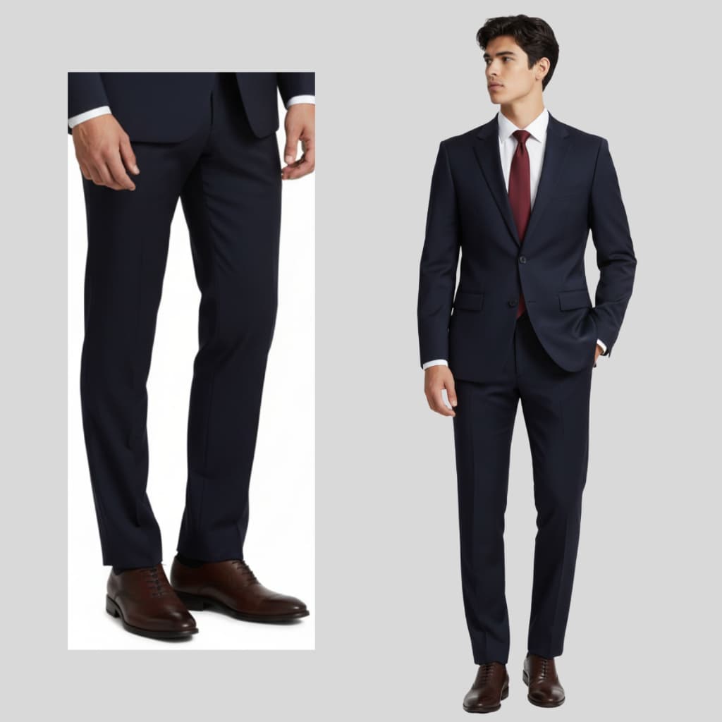 Calça Masculina Alfaiataria Esporte Fino Elastano Terno Slim Premium Casual