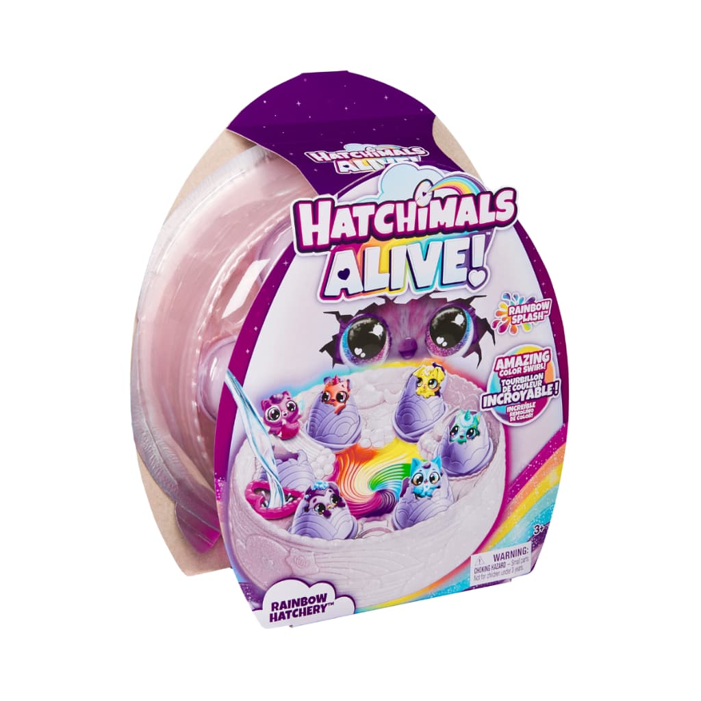 Hatchimals Alive Arco Íris Com 6 Ovos Surpresa Sunny
