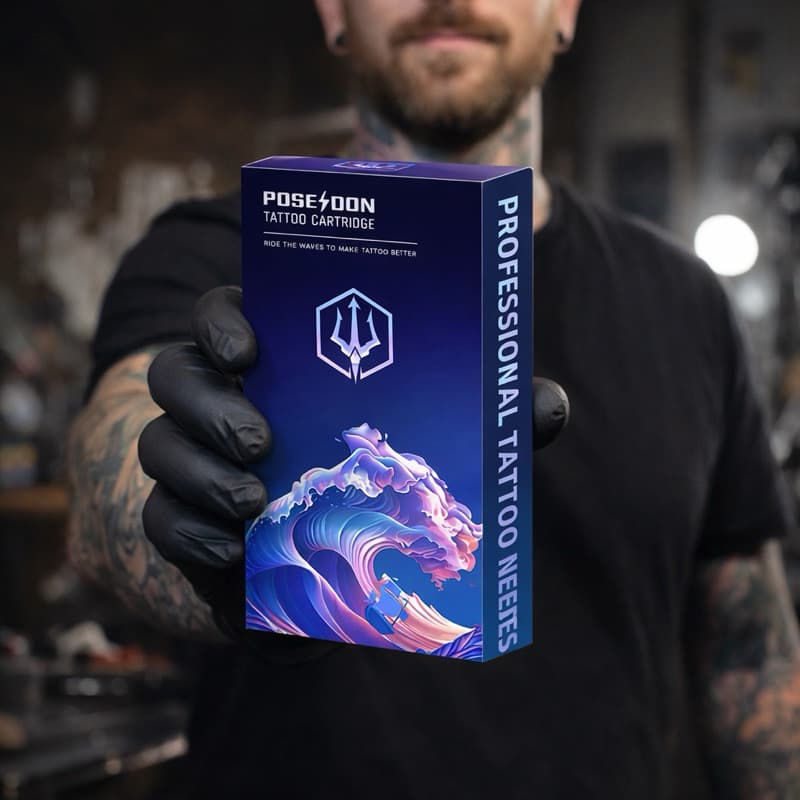 Cartucho Poseidon V4 embalagem com 5, 10 e 20 Unidades Tattoo Micropigmentação Anvisa tatuagem
