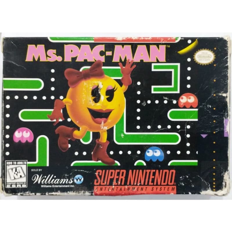 Ms. Pac-man - Super Nintendo Original