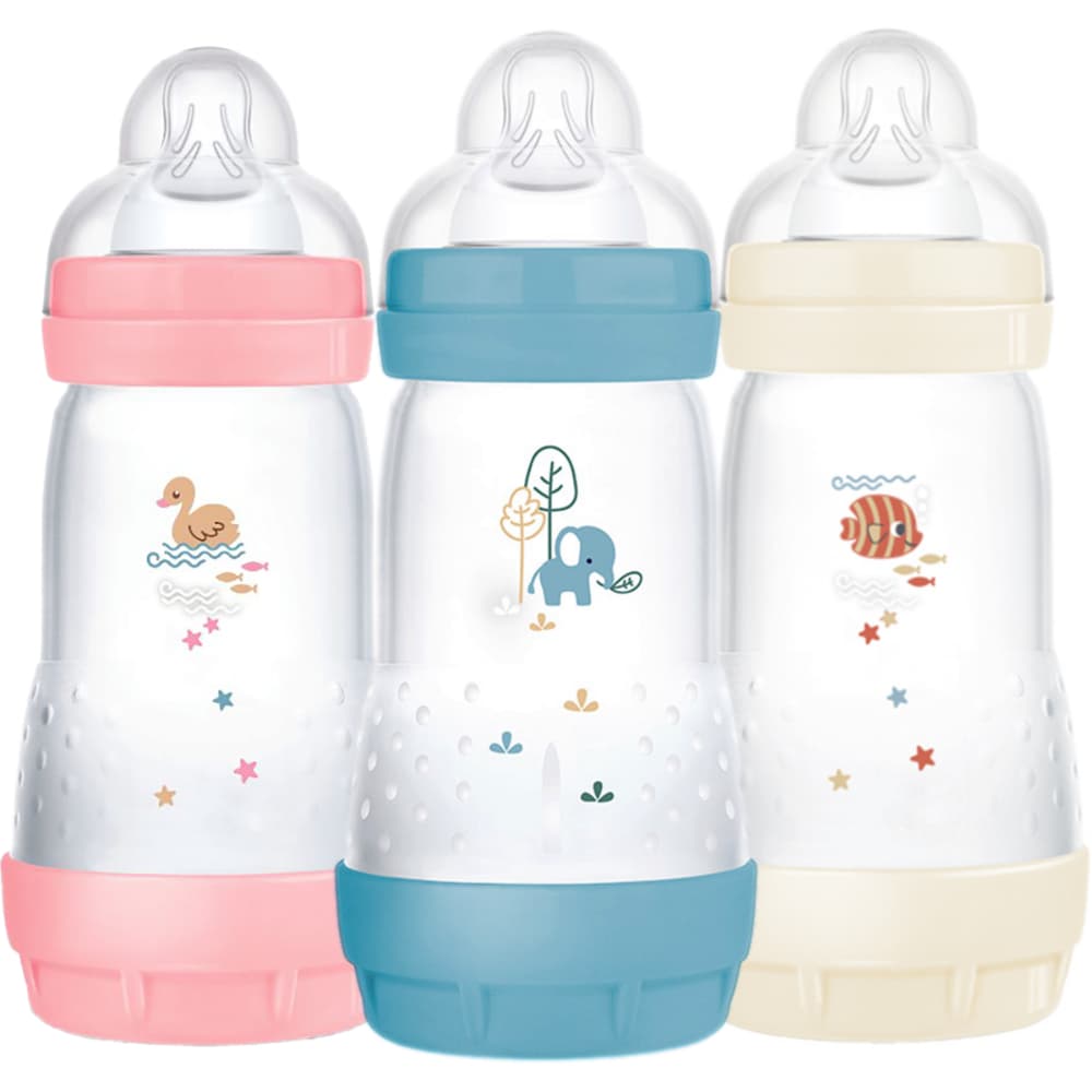 Mamadeira MAM Anticólica Easy Start 260ml +2 Meses Fluxo Médio - 1 unidade