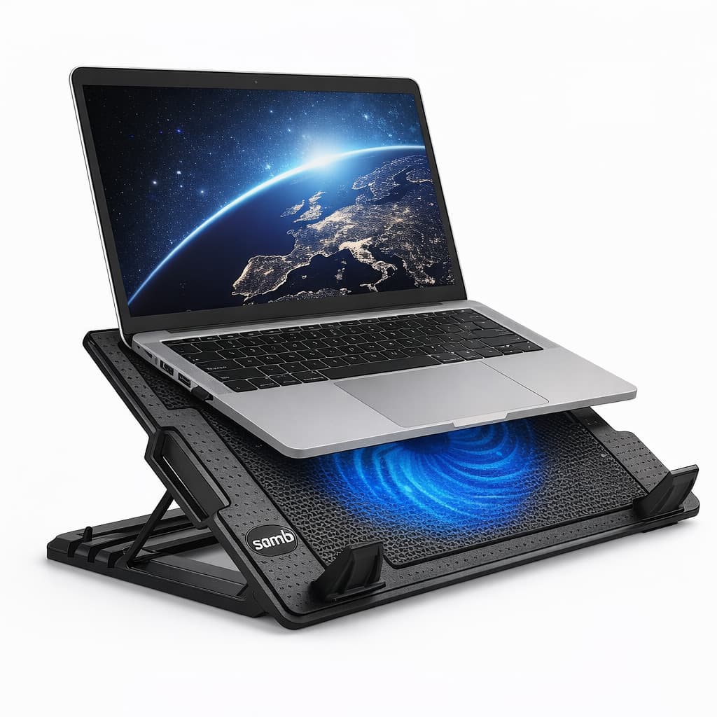 Suporte Notebook Ergonômico Cooler Refrigeração 5v 1400rpm Suporte para notebook Base cooler