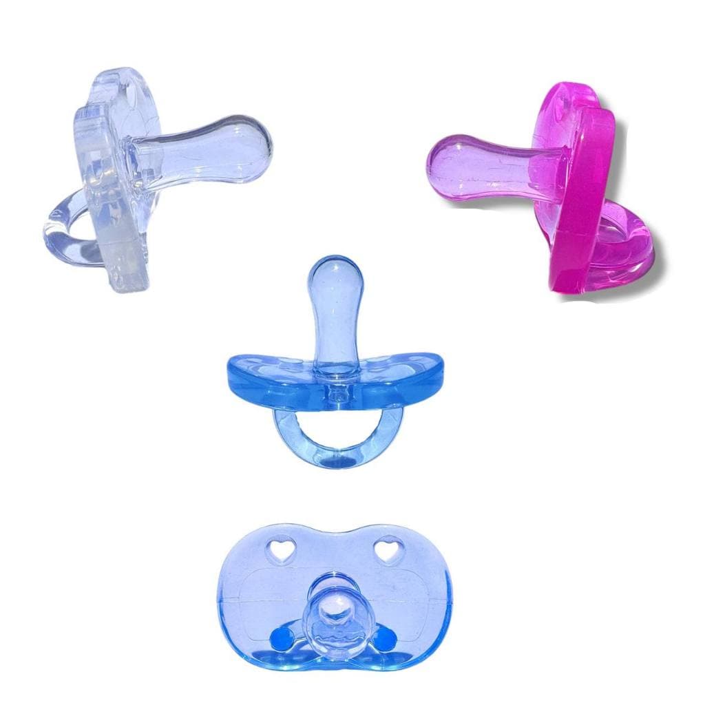 Chupeta Redonda Fase 1 De 0 a 6 Meses Recém Nascido 100% Silicone