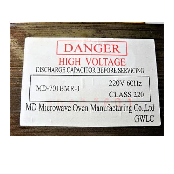 Transformador Trafo Micro-ondas MD-701BMR-1 220V 700W