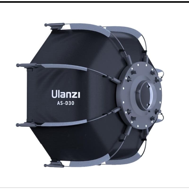 Softbox Octogonal Ulanzi AS-D30 30cm Mini Bowens Portátil Difusor com Colmeia