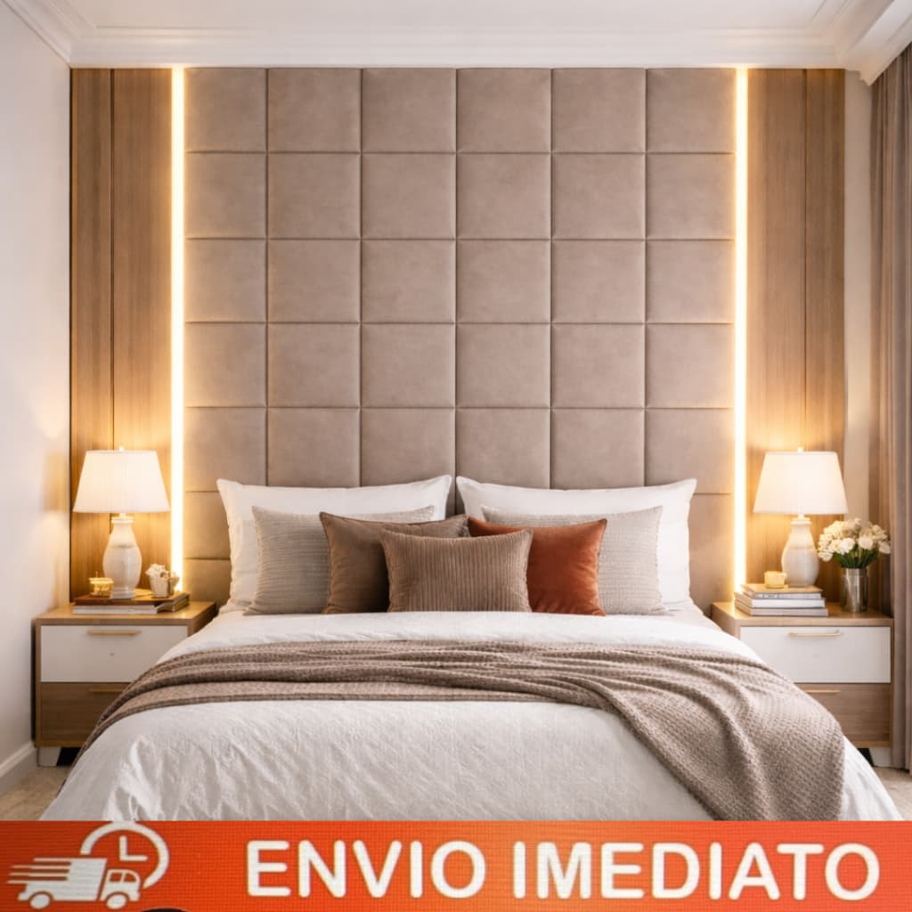 Kit 40 CABECEIRA 40x30 PARA CAMA KING  PARA COMPLETAR A PAREDE TODA  ENVIO RAPIDO