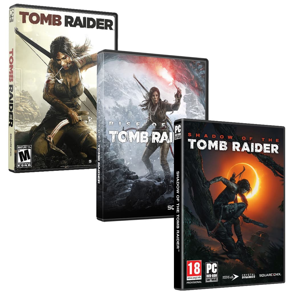 Tomb raider (2013)- Rise of the tomb raider- Shadow of the tomb raider-Jogo PC computador