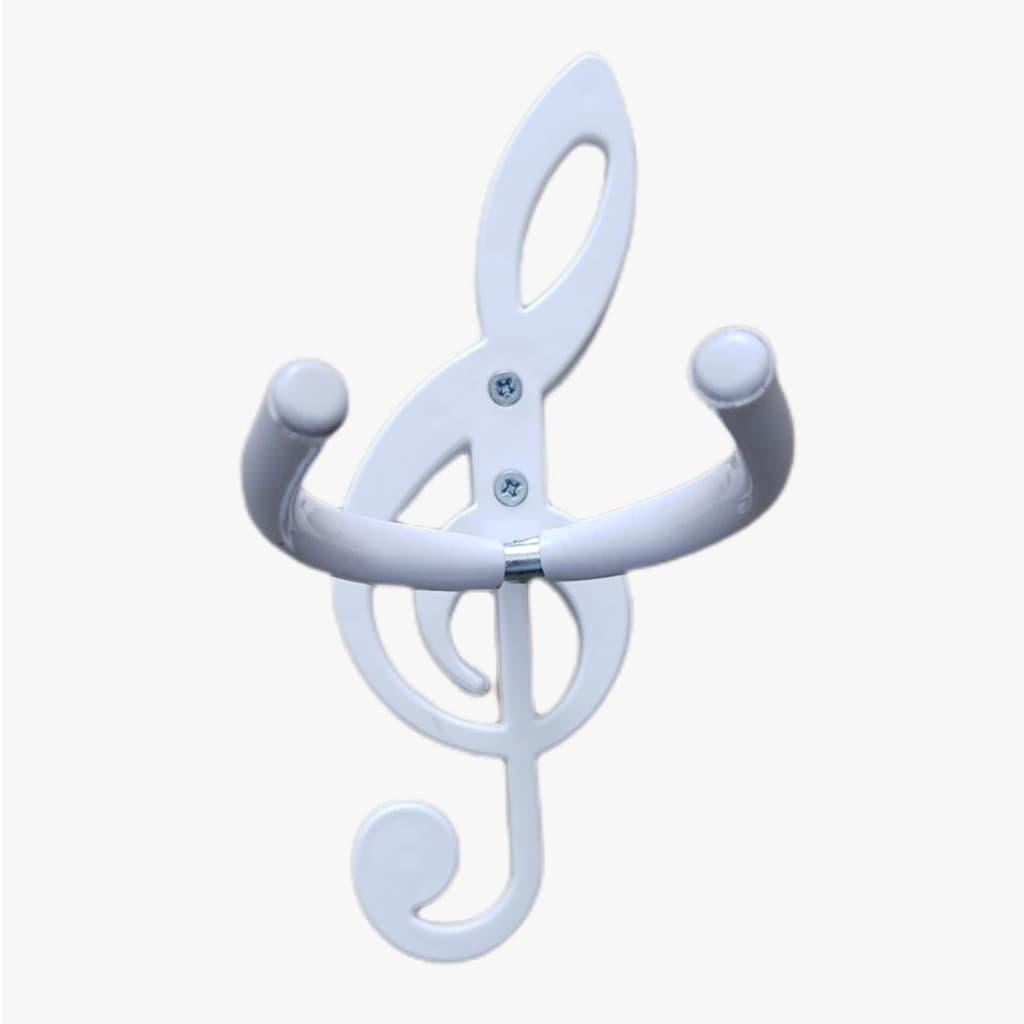 3 Suportes...BRANCOS.. para Violão de Parede; Guitarra; Uculelê; Baixo; Viola