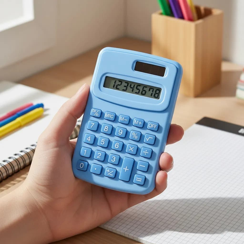 Mini Calculadora De Bolso Eletrônica Pequena Portátil Escolar Escritório