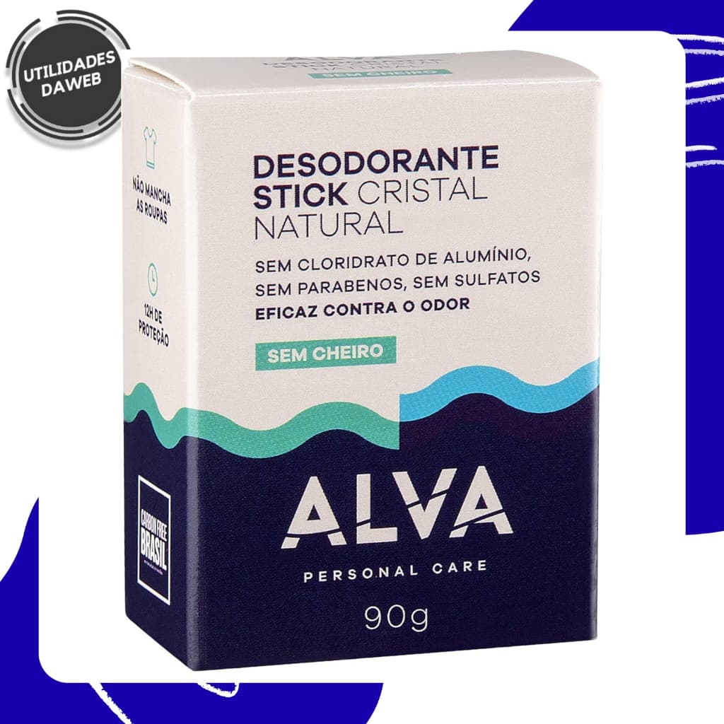 Alva Personal Care Desodorante Cristal Natural 90G - Alva