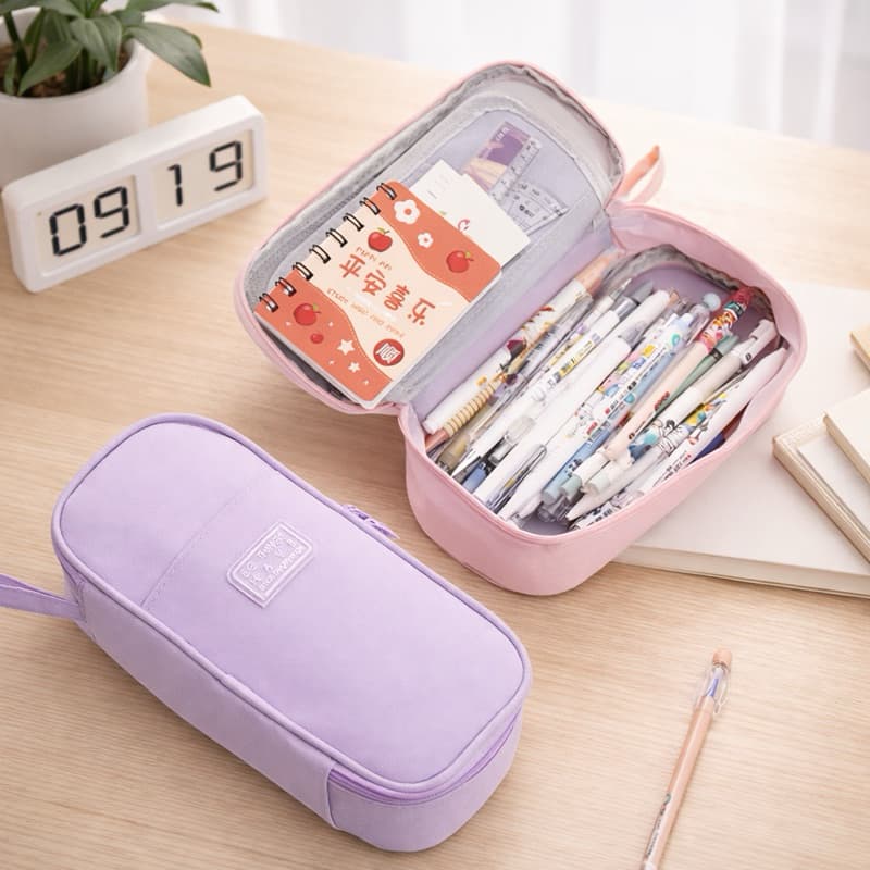 Estojo De Lápis De Grande Capacidade Camada