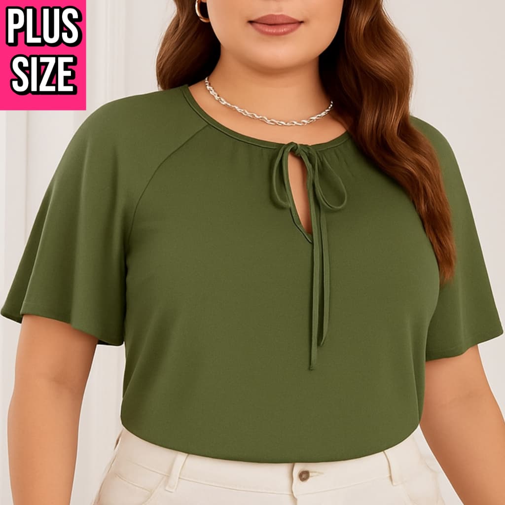 Blusa Plus size MANGA SOLTA Camisa estilosa social Elegante Feminina Casual Moda Evangelica PROMOÇAO