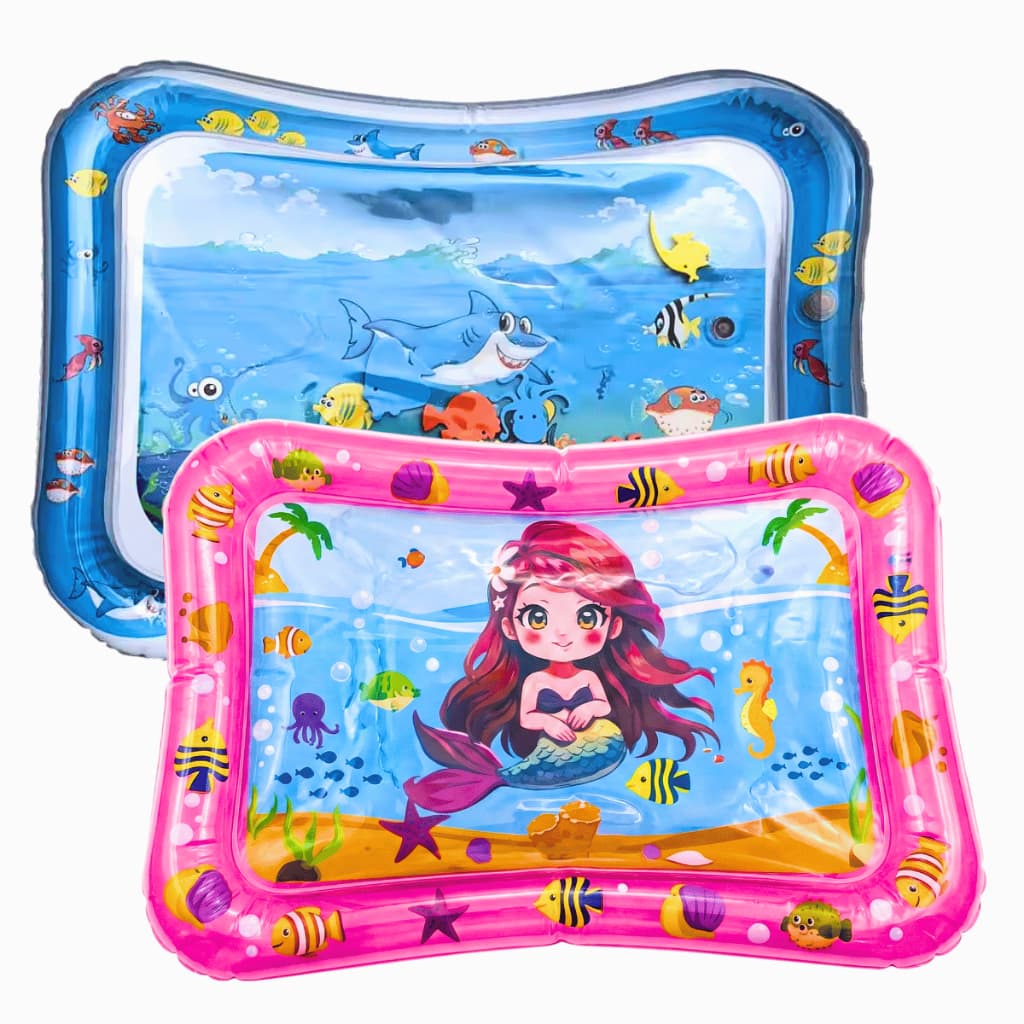 Tapete Infantil Interativo Bebê Inflável Água - Atividades Sensorial Almofada