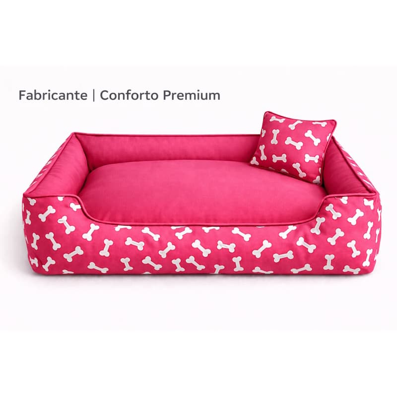 Caminha Pet - Casinha de Cachorro Cama Pet Luxo Colchão Pet Cão Gato P M G
