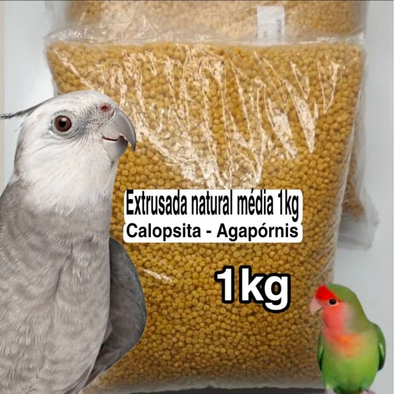 Extrusada natural  CALOPSITA - AGAPÓRNIS  (1Kg)