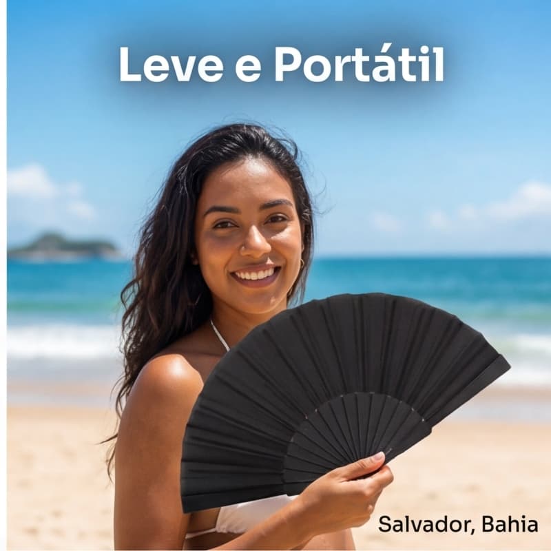 Leque Fashion Portátil para Dança, Carnaval e Apresentações- Leve e Portátil/Envio Imediato//O Carnaval