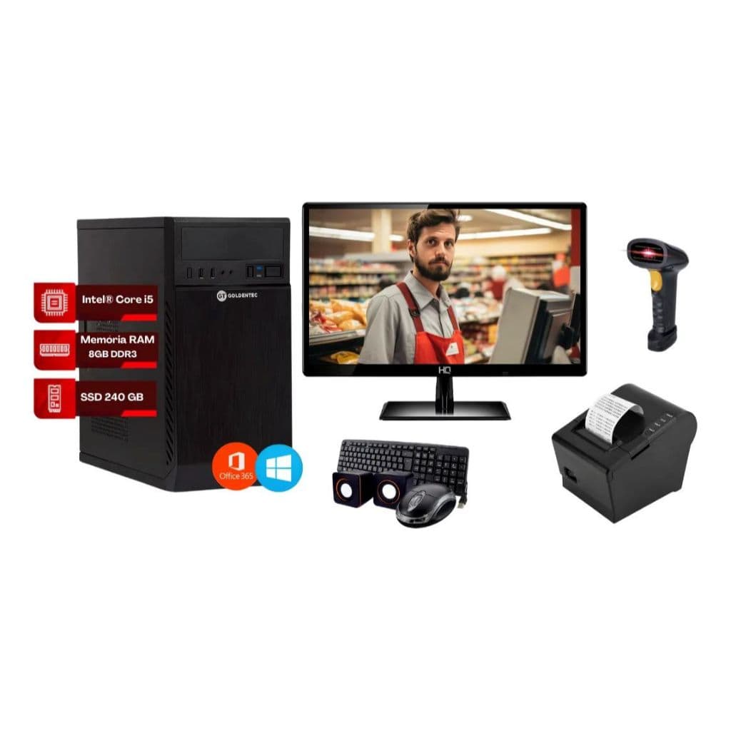 Kit Pdv Completo + Sistema (grátis) / Comércio Em Geral 8 Gb