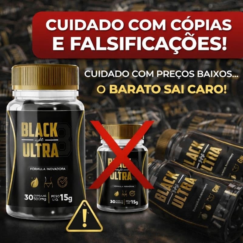 1x black ultra original 30 cápsulas ON inibe suplemento alimentar