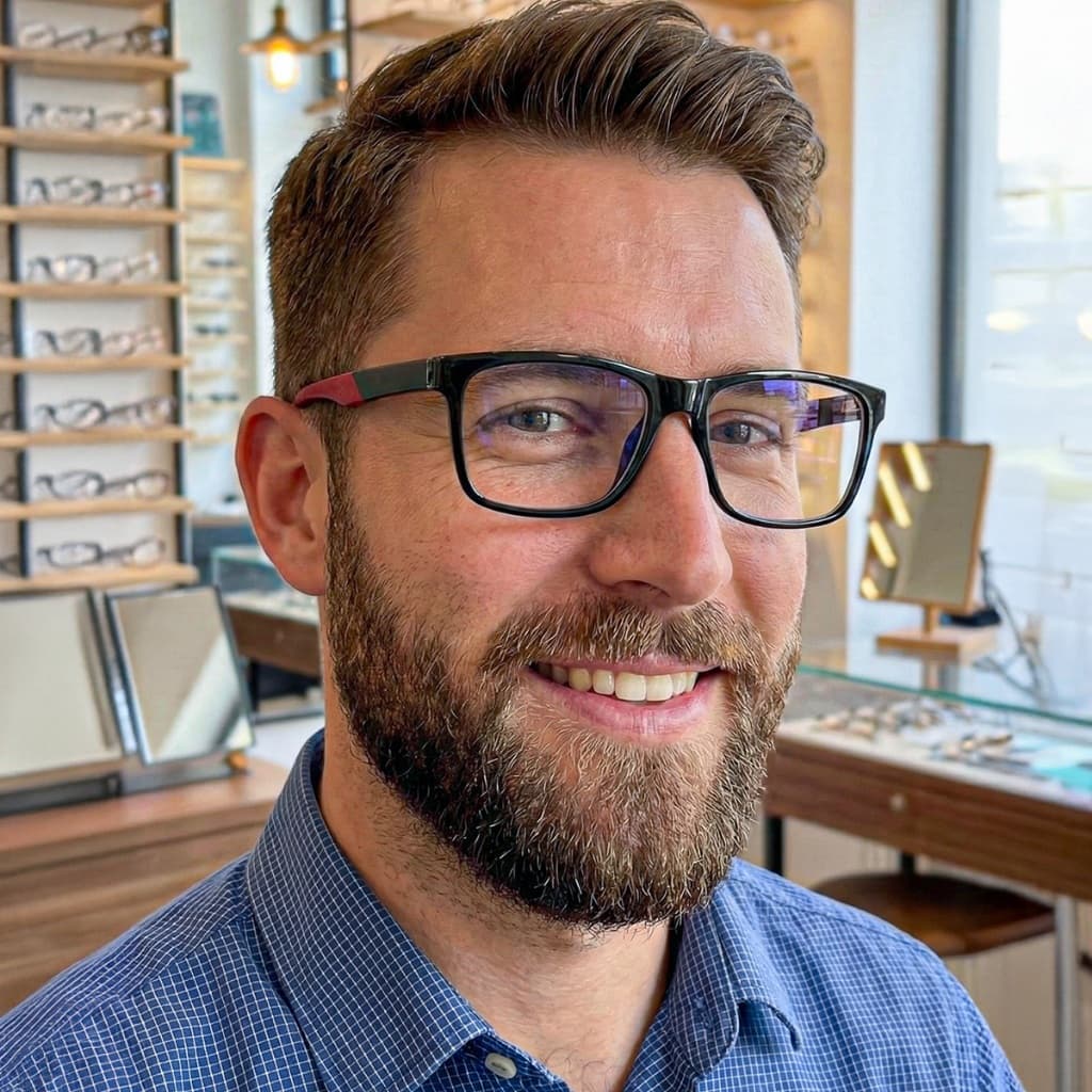 Armação para Grau Masculina Retangular Ilook Clássico Casual Preto Elegante e Versátil