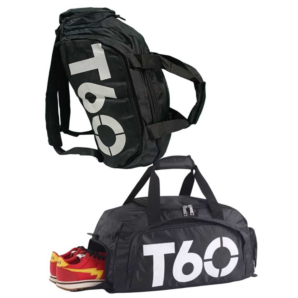 Mochila Esportiva Academia e Viagens 3 em 1 Bolsa Impermeável