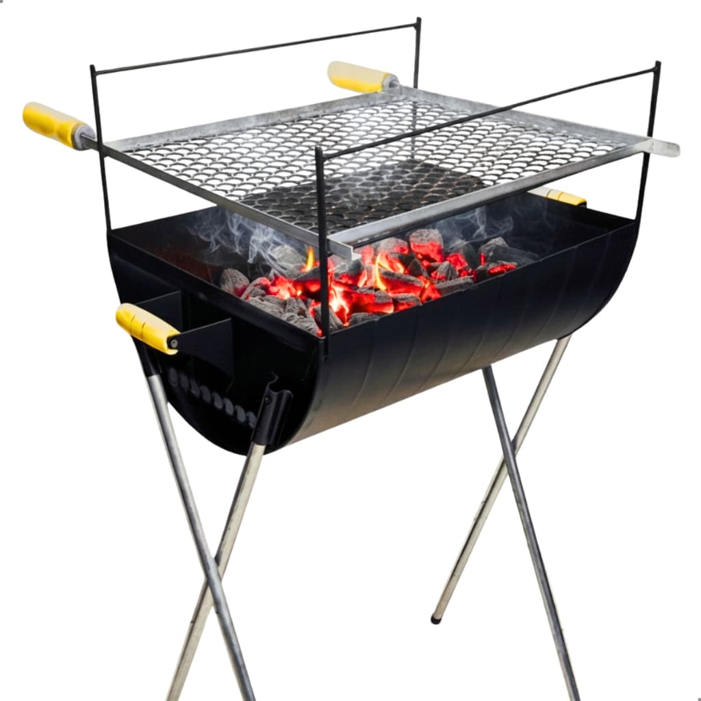 *PROMOÇÃO* Churrasqueira a Carvão Com Grelha Inclusa 96cm em Aço Carbono 3 Andares Grande Espetinho